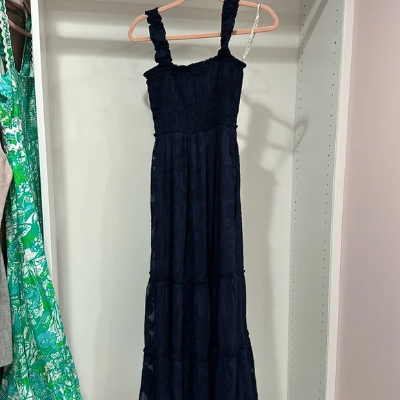 chinese dress ladies Lilly Pulitzer Women's Hadly Smocked Maxi Dress, Roxie Pink Poly Crepe  Swirl Clip SM at Amazon Women's Clothing store